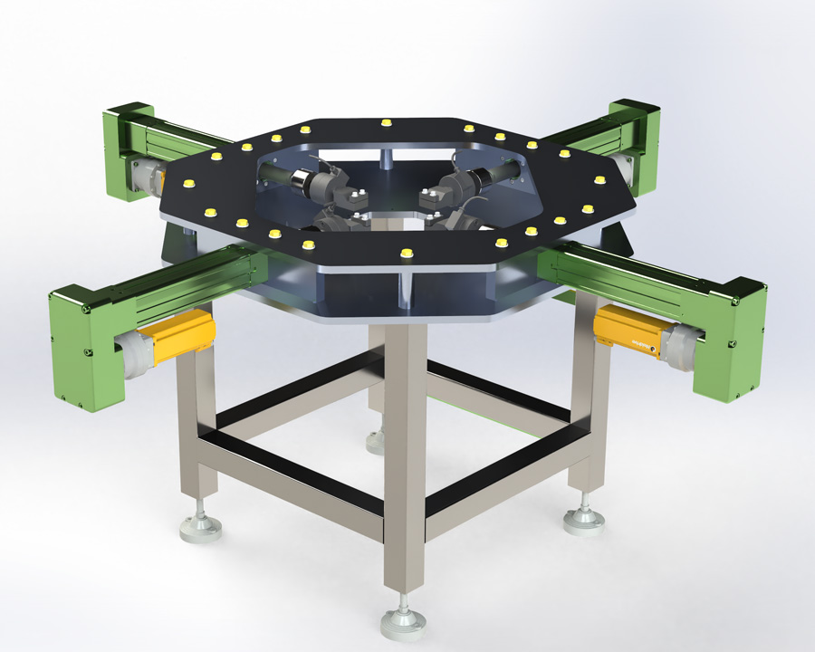 Modélisation 3D d'un ban d'essais.