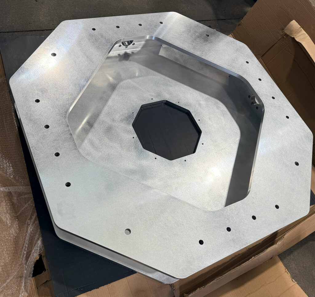 Pièce usinée fournie par SLDCAD pour le banc d'essais.